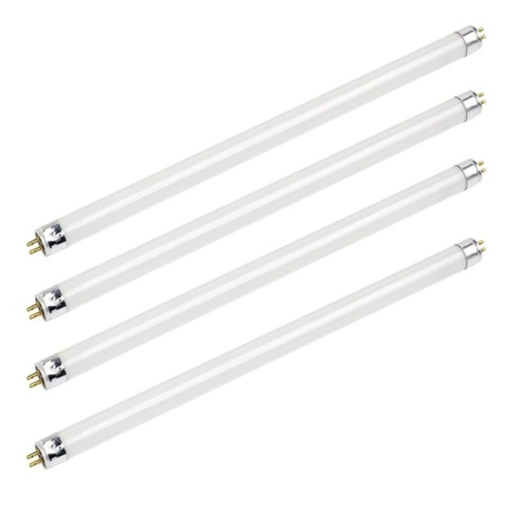 Lot of 2 Packs (4 Bulbs) – F8T5 Fluorescent Tube Bulbs – 8W 4100K Cool White